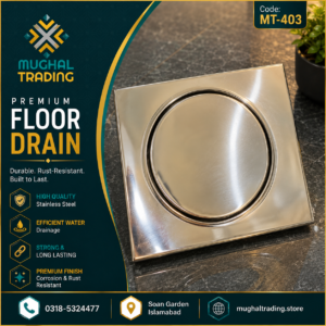 MT-403 Floor Drain Chrome