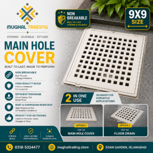 Floor Drain & Main Hole Cover 2 in 1 option