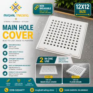 Floor Drain & Main Hole Cover 2 in 1 Option