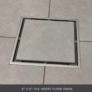 6" x 6" Tile Insert Floor Drain