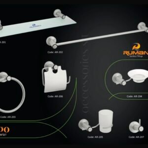 Ruman Argo Bathroom Accessories Set
