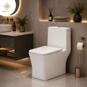 Pool 3 One Piece Commode 665 x 660 x 365 (mm)