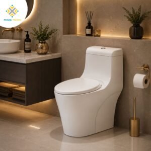 Pool 9 One Piece Commode 720 x 700 x 420 (mm)