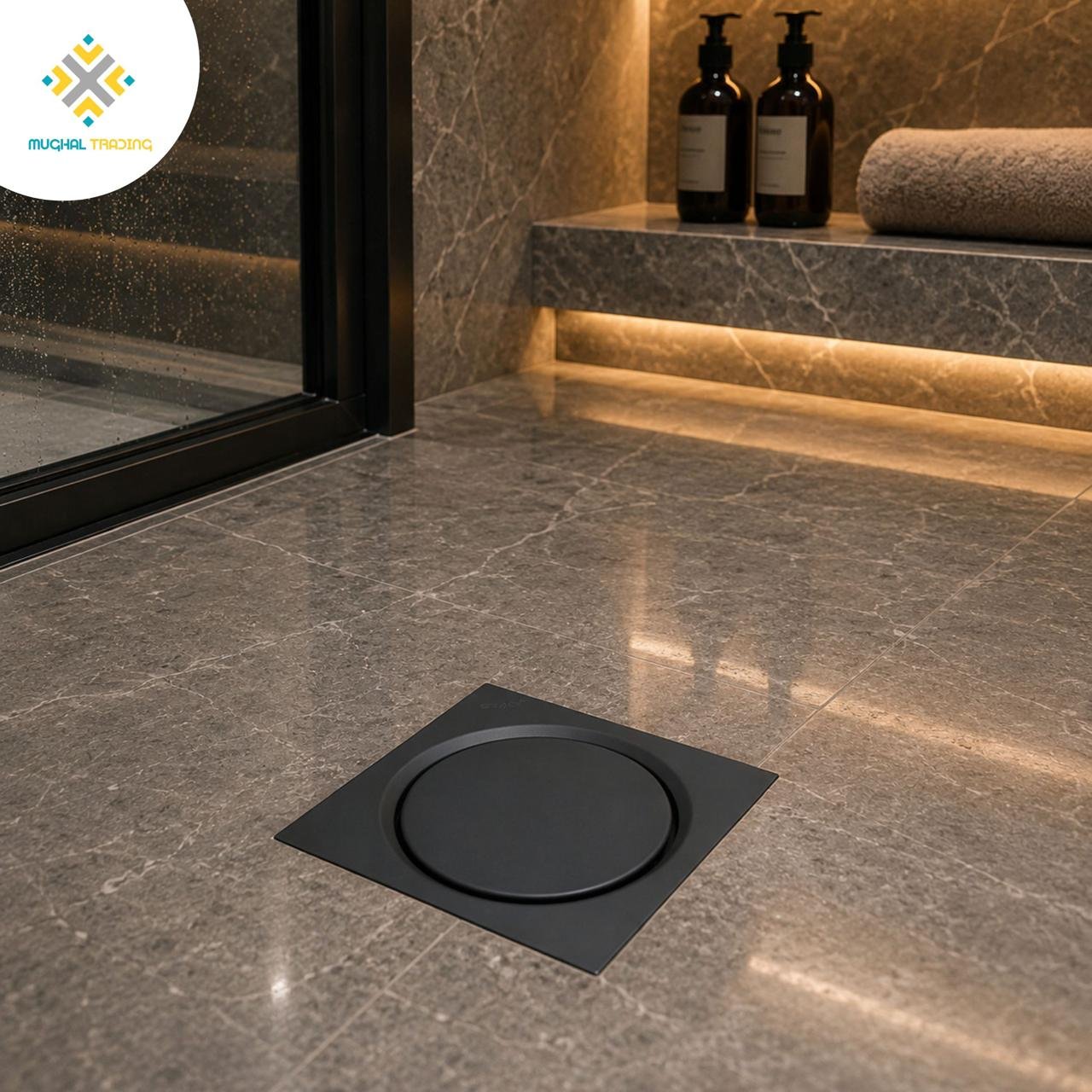 GFW-804 Floor Drain Black