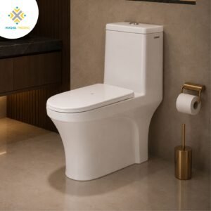 Crystal One Piece Commode  700 x 640 x 360 (mm)