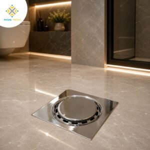 GFW-804 Floor Drain Silver